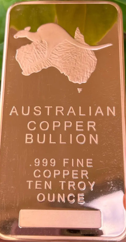 Extra large 10 Oz .999 copper bullion bar "YEAR OF THE DRAGON”