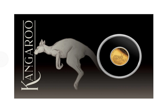 Mini Roo 2025 0.5g Gold Proof Coin in Card