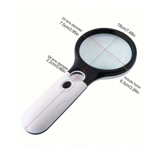 45 x MAGNIFYER WITH LIGHT