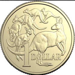 2026 MOB OF 6 ROOS - circulated $1 coin