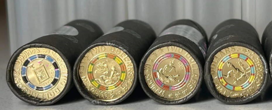 2019 MR SQUIGGLE 4 ROLL UNCIRCULATED SET - C&C