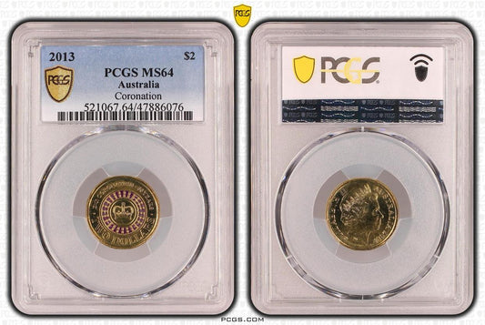 2013 PCGS MS64 QUEENS CORONATION - $2