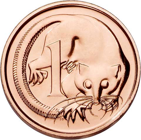 1980 Possum - 1c Uncirculated
