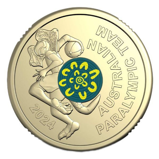 2024 PARIS PARALYMPIC $2 CIRCULATED