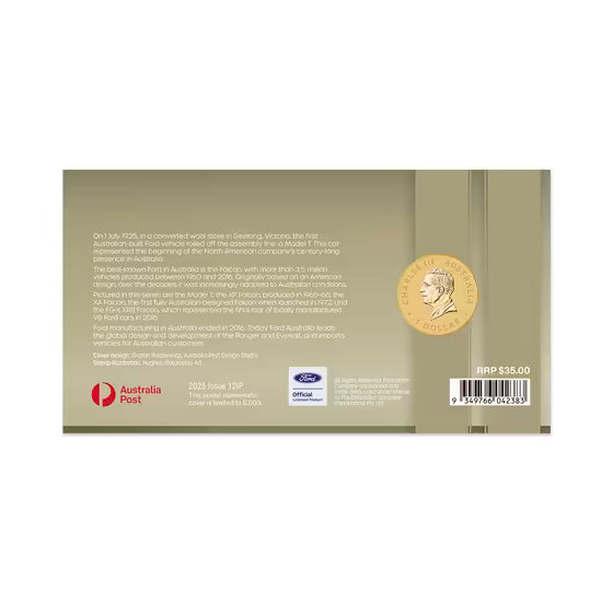 LIMITED EDITION Ford: 100 Years in Australia 1925 Model T PNC - ISSUE LIMIT 6000