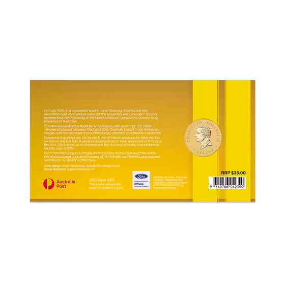 LIMITED EDITION Ford: 100 Years in Australia 1972 XA FALCON PNC - ISSUE LIMIT 6000