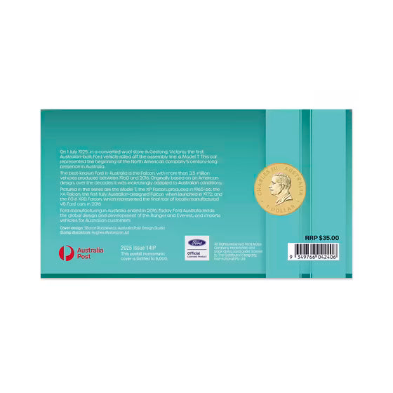 LIMITED EDITION Ford: 100 Years in Australia 1965 XP FALCON PNC - ISSUE LIMIT 6000