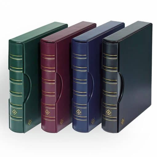 Ringbinder GRANDE, Classic Design includes slipcase - RED