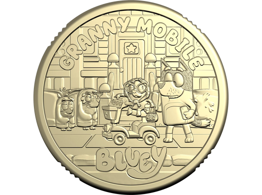 2026 BLUEY "Granny Mobile" - $2 uncirculated coin