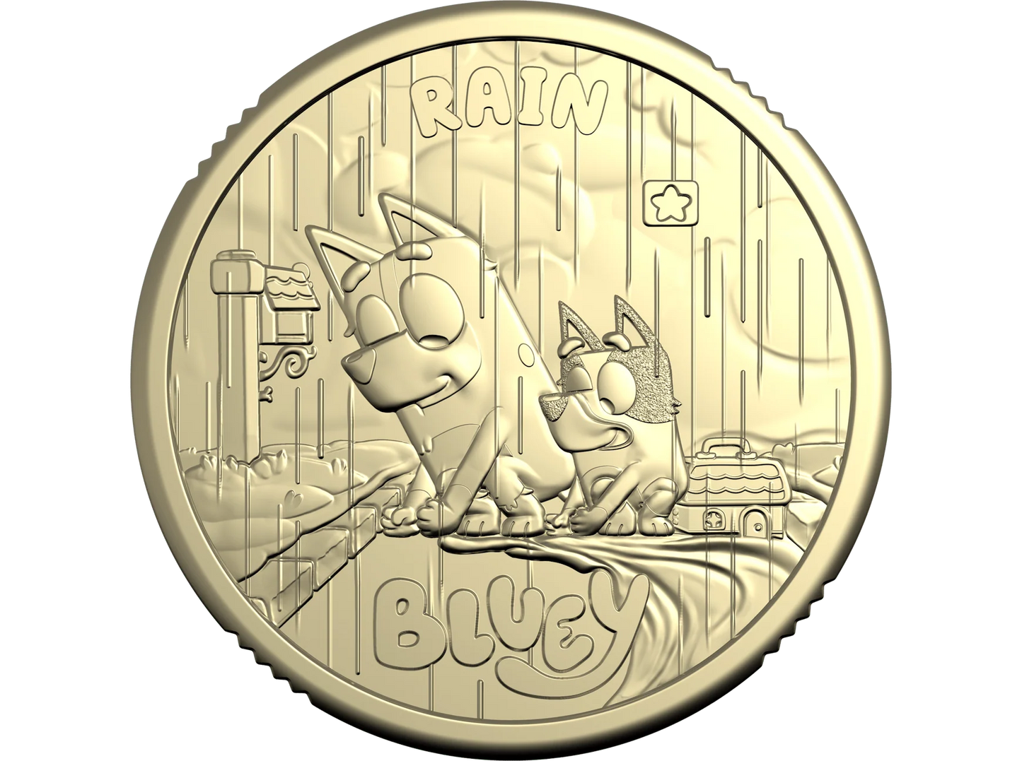 2026 Bluey "Rain" - $2 uncirculated coin