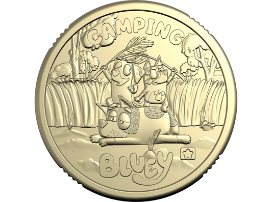 NEW RELEASE - 2026 BLUEY "CAMPING" UNCIRCULATED $2 COIN