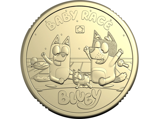 2026 BLUEY "Baby Race" - $2 Uncirculated Coin
