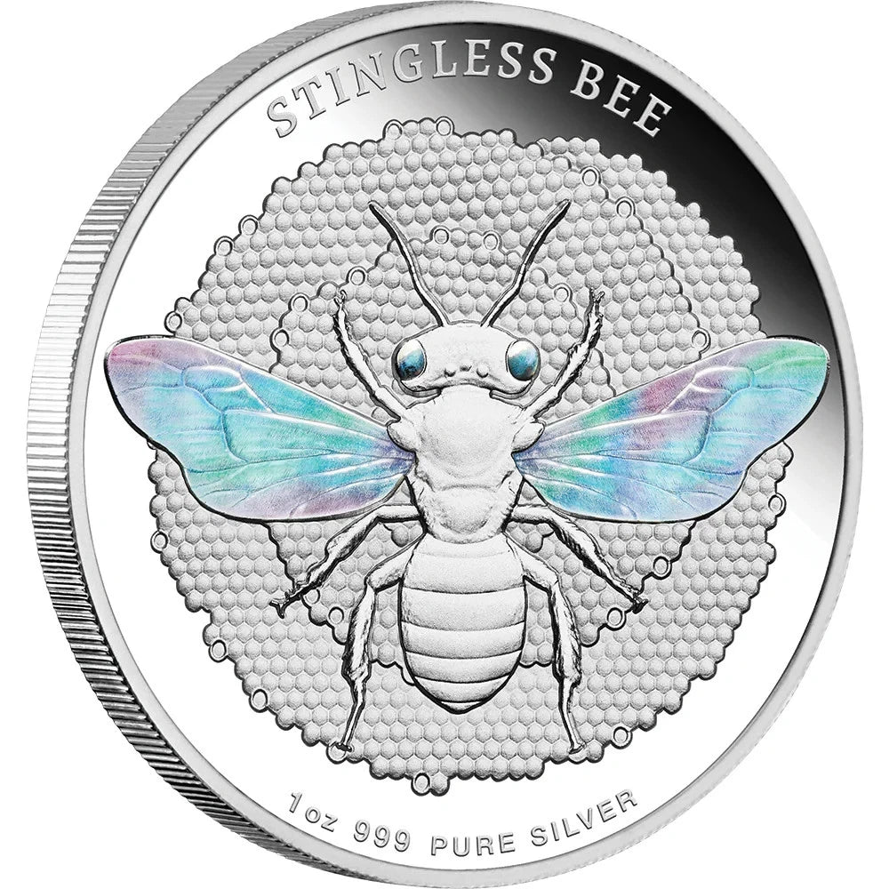 Australian Native Bees 2026 $2 Stingless Bee Hologram 1oz Silver Proof Coin