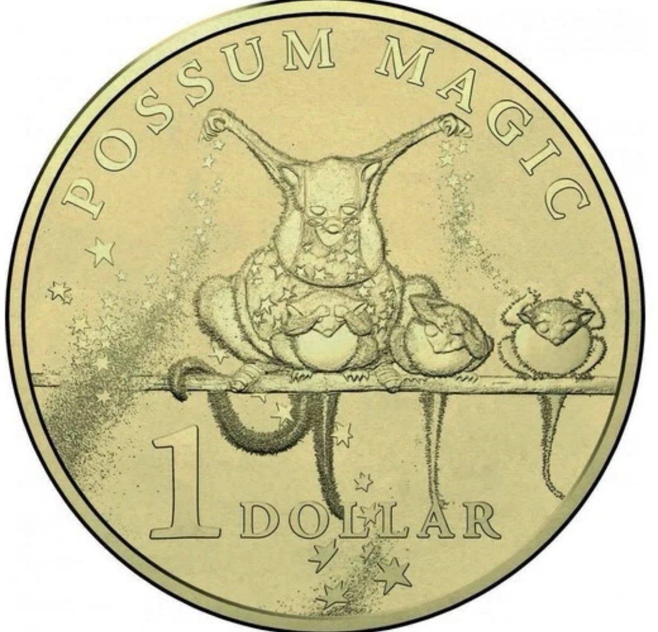 2017 POSSUM MAGIC - GRANDMA POSS - UNCIRCULATED $1