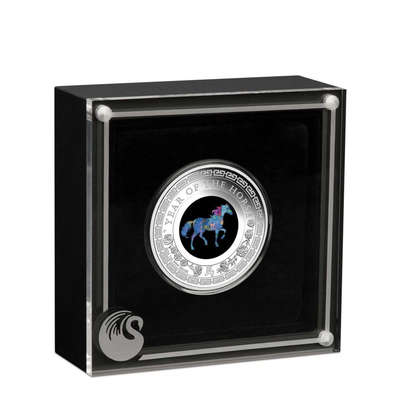 2026 Australia Opal Lunar Series Year of the Horse 1oz Silver Proof Coin - mintage 6000
