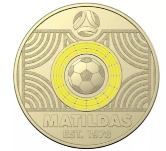 2023  MATILDAS YELLOW CIRCULATED $2