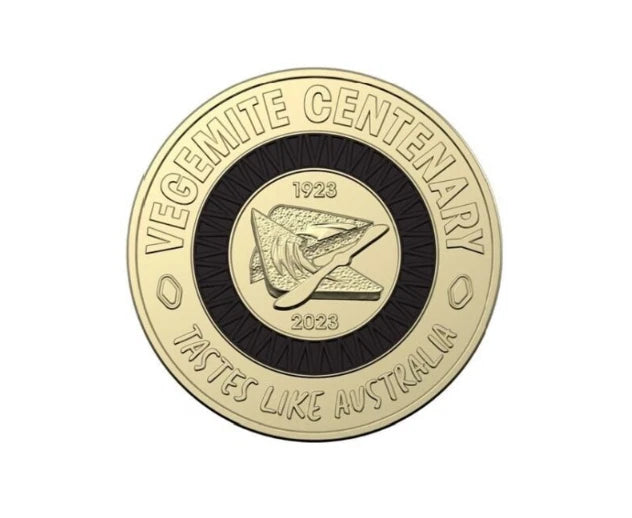 2023 100 Years of Vegemite Circulated $2 coin - Black "Tastes like Australia"