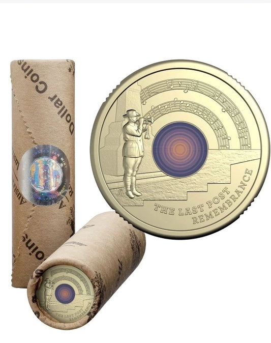 2026 $2 The Last Post Coloured Uncirculated Coin - Premium Roll - AVAILABLE TUESDAY 10TH NOVEMBER 2026 0830 AEST