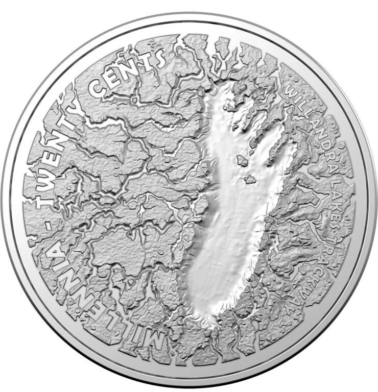 2021 20 cent Footprints in Time
