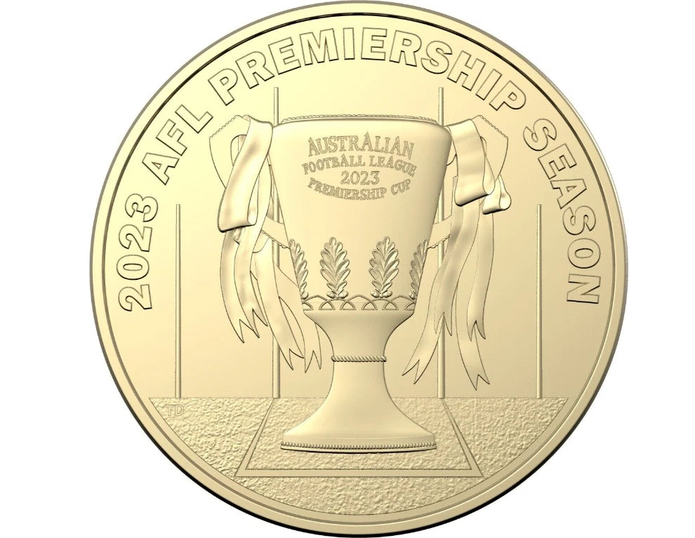 2023 AFL PREMIERSHIP $1 UNC - MEMORIAL OBVERSE