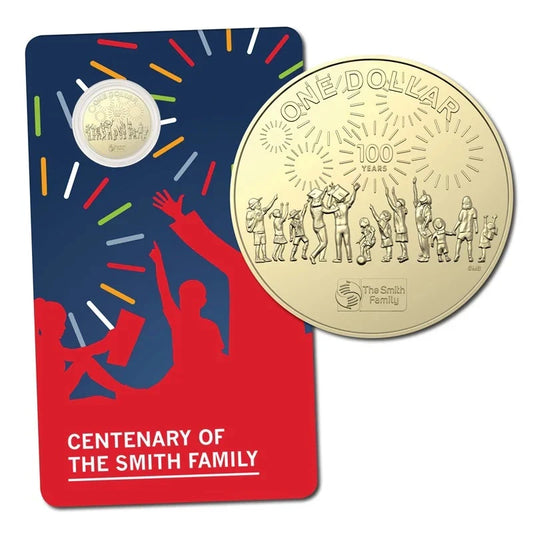 2022 $1 Uncirculated Coin: "Centenary of the Smith Family."