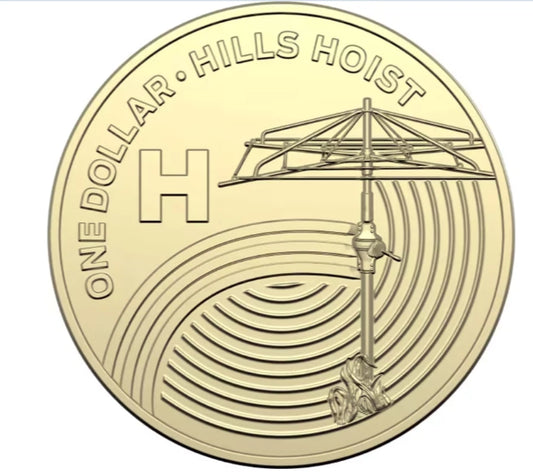 2019 GREAT AUSSIE COIN HUNT - H - HILLS HOIST - UNC $1