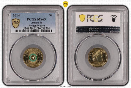 2014 PCGS MS65 2014 GREEN DOVE