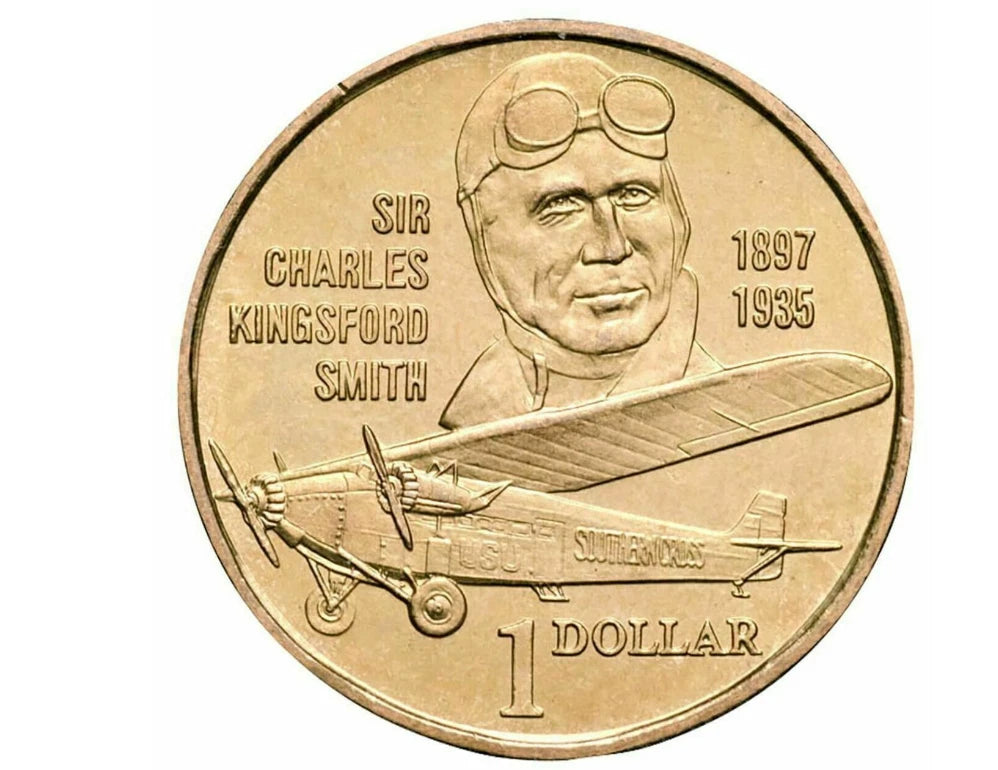 1997 Sir Charles Kingsford smith $1 circulated