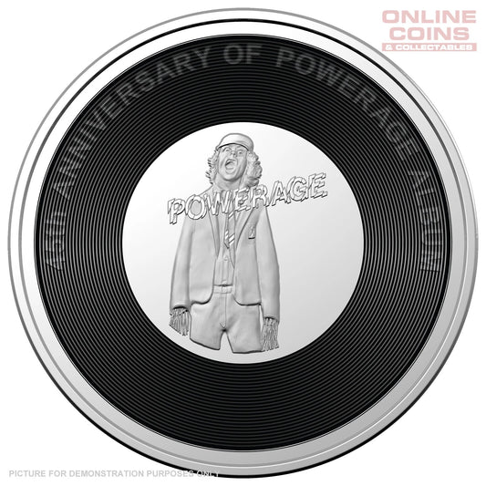 2023 RAM 20c Coloured Uncirculated Coin - AC/DC 45th Anniversary - POWERAGE
