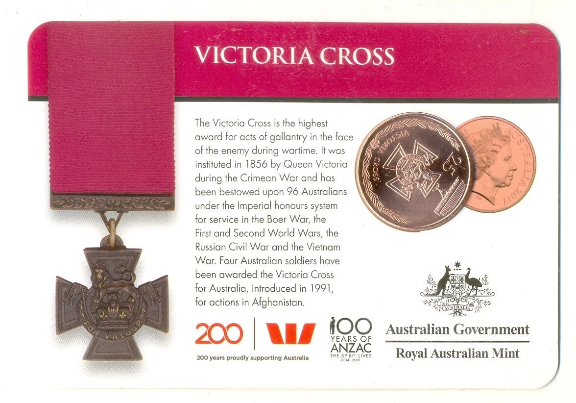 2017 25c Legends of the Anzacs - Victoria Cross