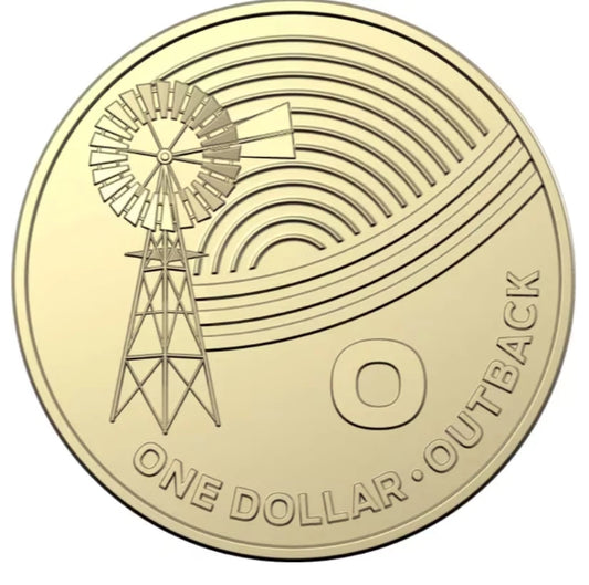 2019 Great Aussie Coin Hunt 1 "O" for Outback $1 Coin - Circulated