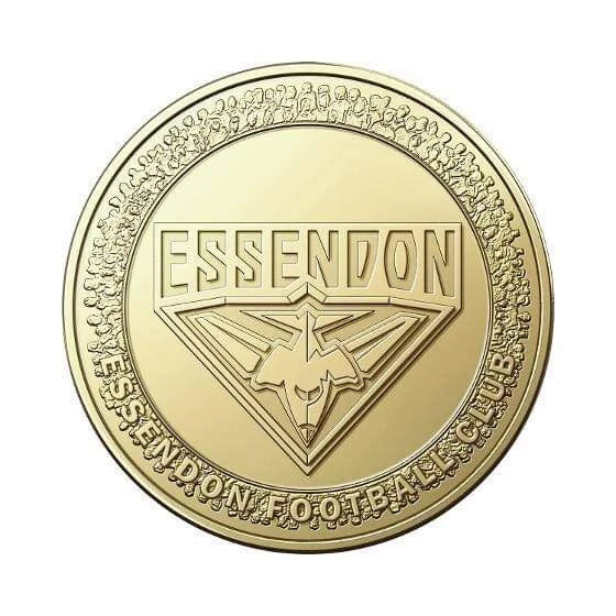 2023 AFL Premiership Collectible Coin - ESSENDON $1 Coin  UNCIRCULATED