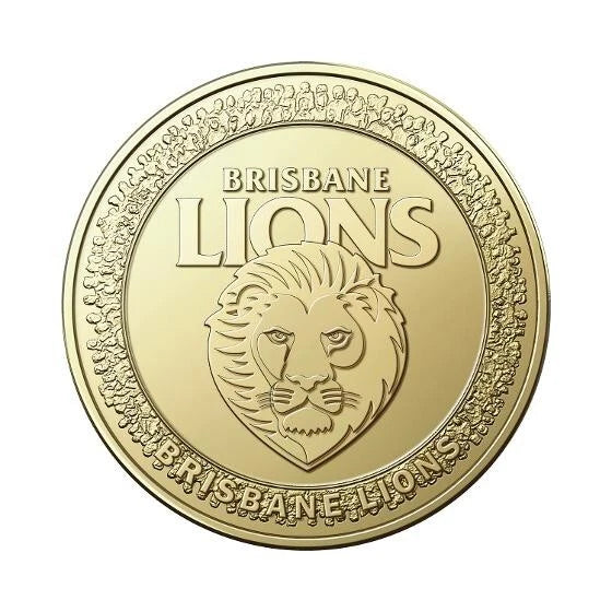 2023 AFL Premiership Collectible Coin - BRISBANE LIONS $1 Coin  UNCIRCULATED