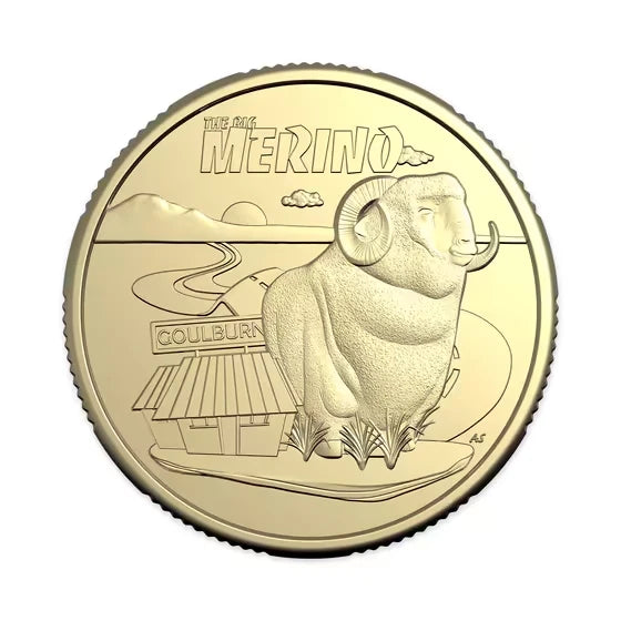 2025 Aussie Big Things 2 Collectables $1 Coin - The Big Merino - UNCIRCULATED