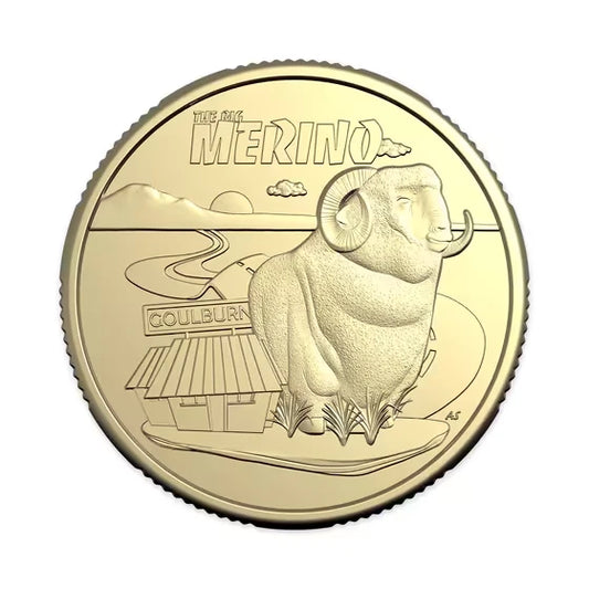 2025 Aussie Big Things 2 Collectables $1 Coin - The Big Merino - UNCIRCULATED