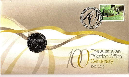 2010 20 cent PNC The Australian Taxation Office Centenary