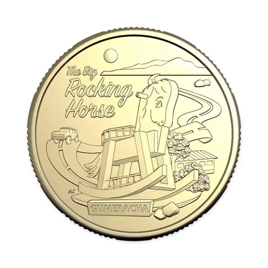 2025 Aussie Big Things 2 $1 Coin The Big Rocking Horse - UNCIRCULATED