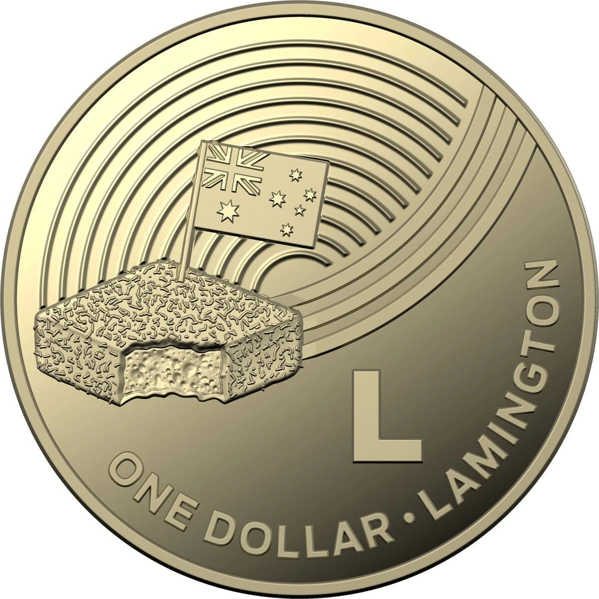 2019 Great Aussie Coin Hunt 1 "L" - LAMINGTON - $1 Coin - Circulated