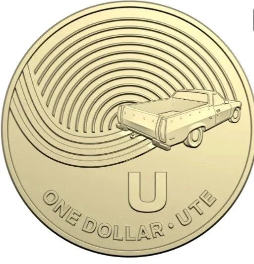 2019 Great Aussie Coin Hunt 1 "U" - UTE - $1 Coin - Circulated