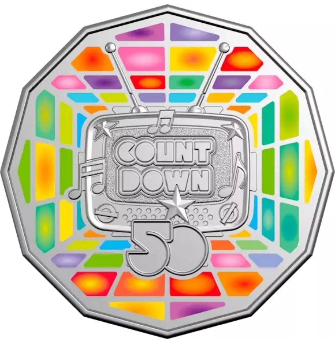 2024 Fifty Cent Countdown 50th Anniversary (50c) Uncirculated Coin  - NO CARD