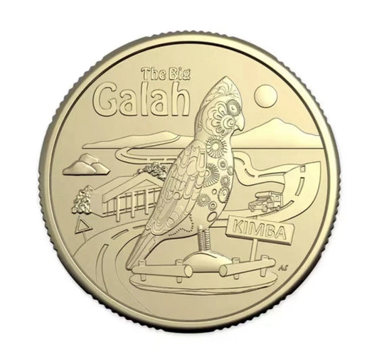 2025 Aussie Big Things 2 $1 Coin The Big Galah - UNCIRCULATED