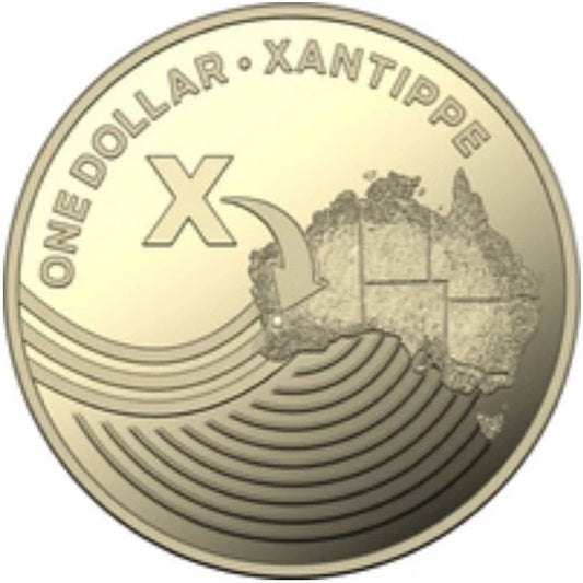 2019 GREAT AUSSIE COIN HUNT 1 - "X" - XANTIPEE - CIRCULATED $1 COIN