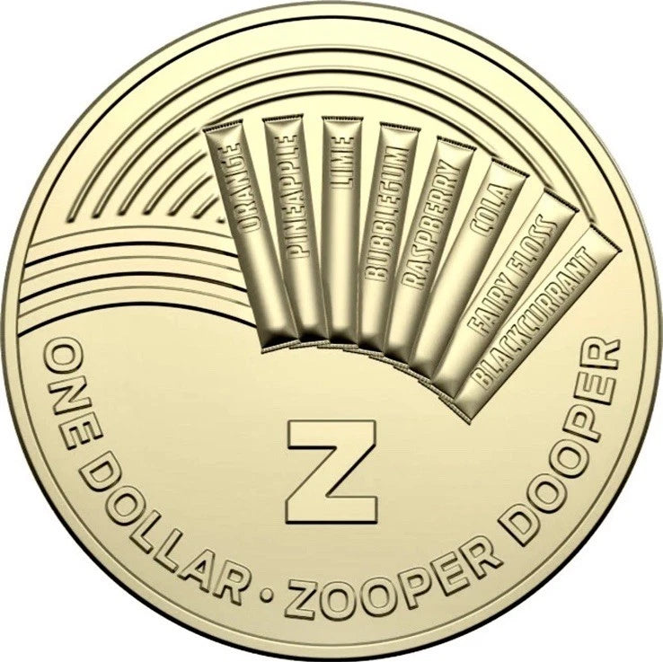 2019 GREAT AUSSIE COIN HUNT 1 - "Z" - ZOOPER DOOPER - CIRCULATED $1 COIN