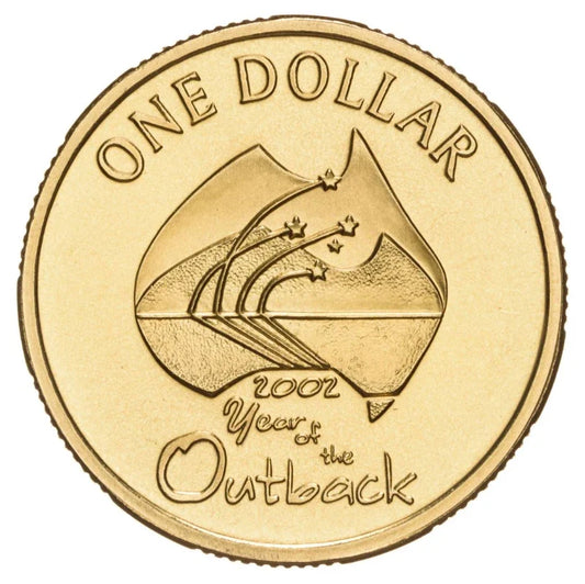2002 "Year of the Outback" $1 coin uncirculated