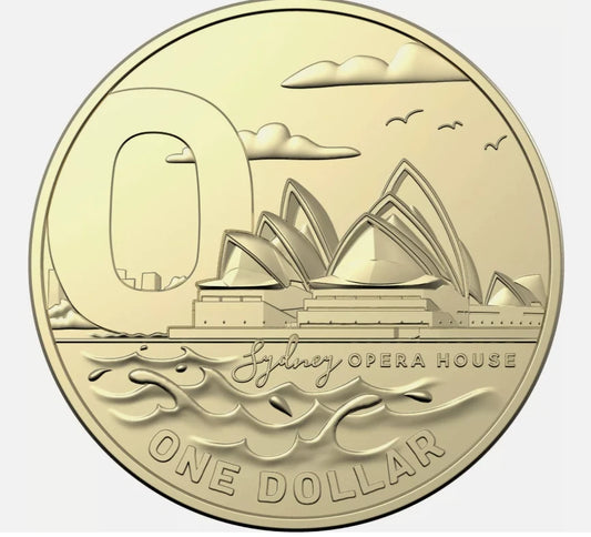2021 GREAT AUSSIE COIN HUNT 2 - "O" OPAL- CIRCULATED $1 COIN