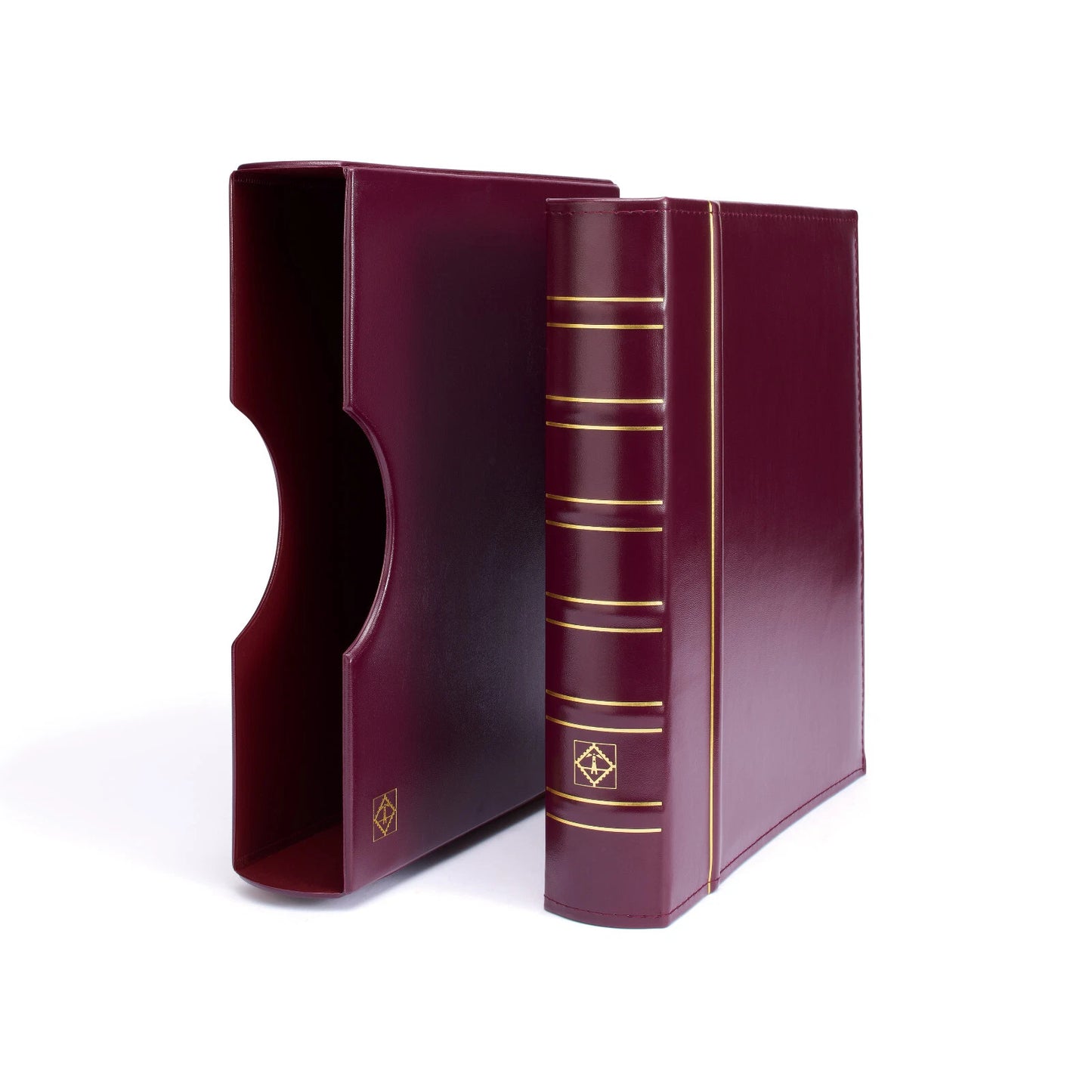 Ringbinder GRANDE, Classic Design includes slipcase - RED
