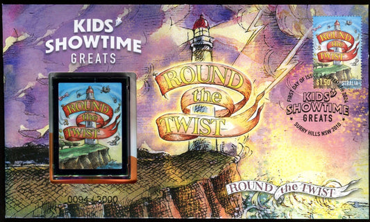 2024 Kid's Showtime Greats (Round The Twist) Medallion FDC/PMC