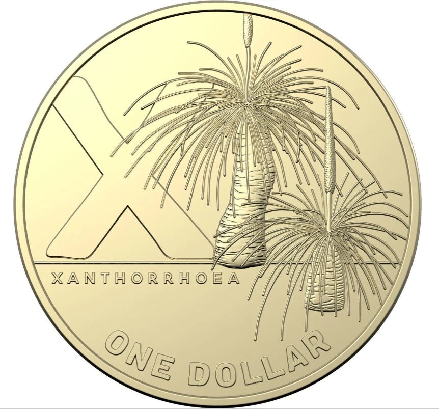 2021 GREAT AUSSIE COIN HUNT 2 "X" XANTHORRHOEA- CIRCULATED $1 COIN