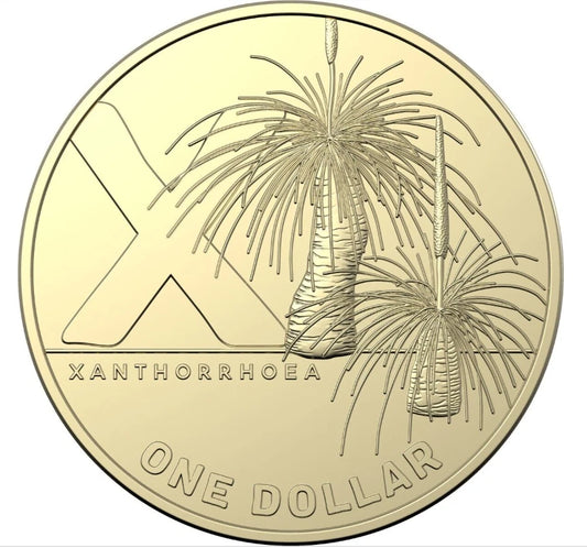 2021 GREAT AUSSIE COIN HUNT 2 "X" XANTHORRHOEA- CIRCULATED $1 COIN