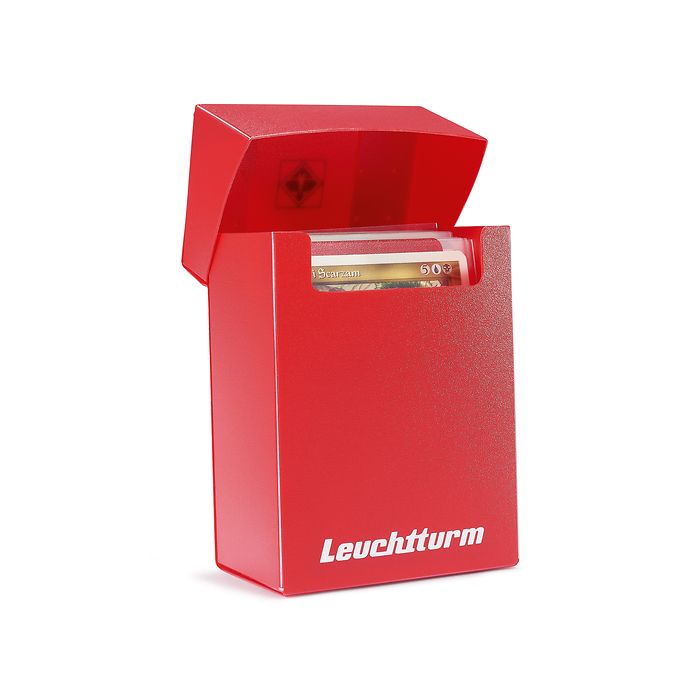 TCG Deck Box, for up to 100 trading cards - GAMING - RED